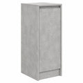 Moderner Sideboard aus Holzwerkstoff in Betongrau, 30x35x76 cm