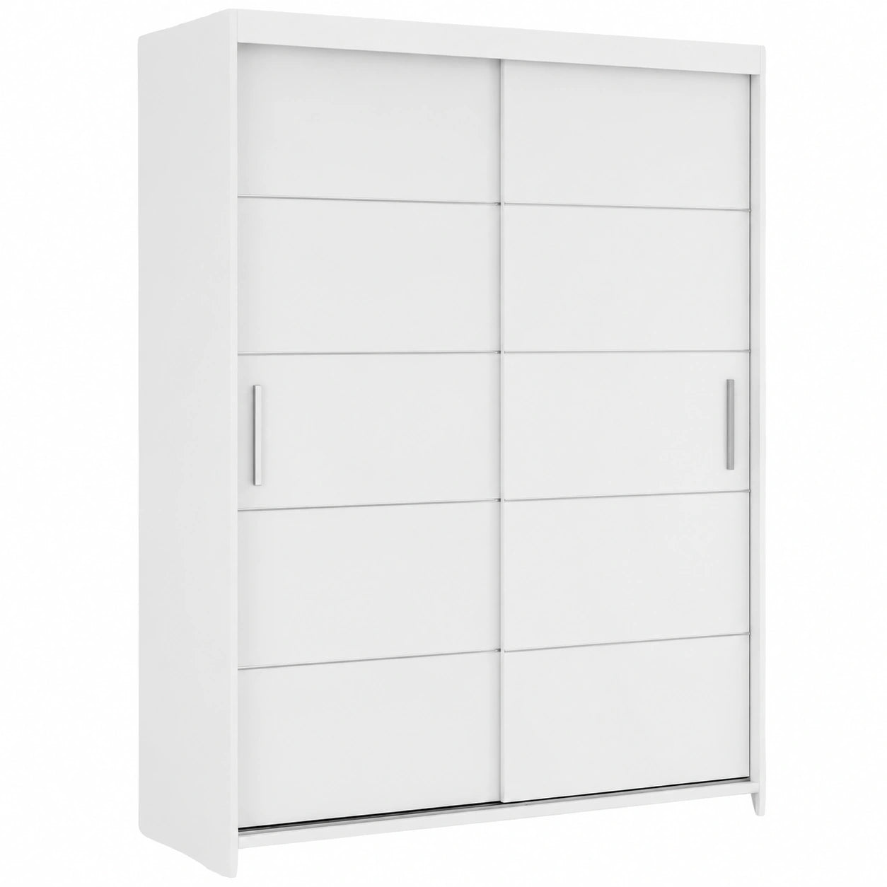 Moderner Schwebetürenschrank, schwarz und Sonoma, für Schlafzimmer und Wohnzimmer, Maße 61x150x200 cm - Imoebel24
