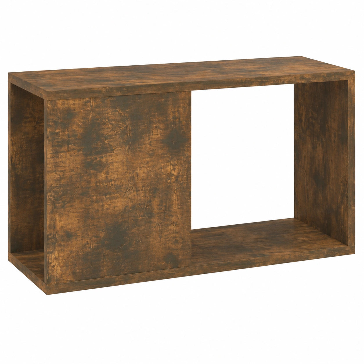 Modulares TV-Lowboard aus Holzwerkstoff in Räuchereiche 60x24x32 cm