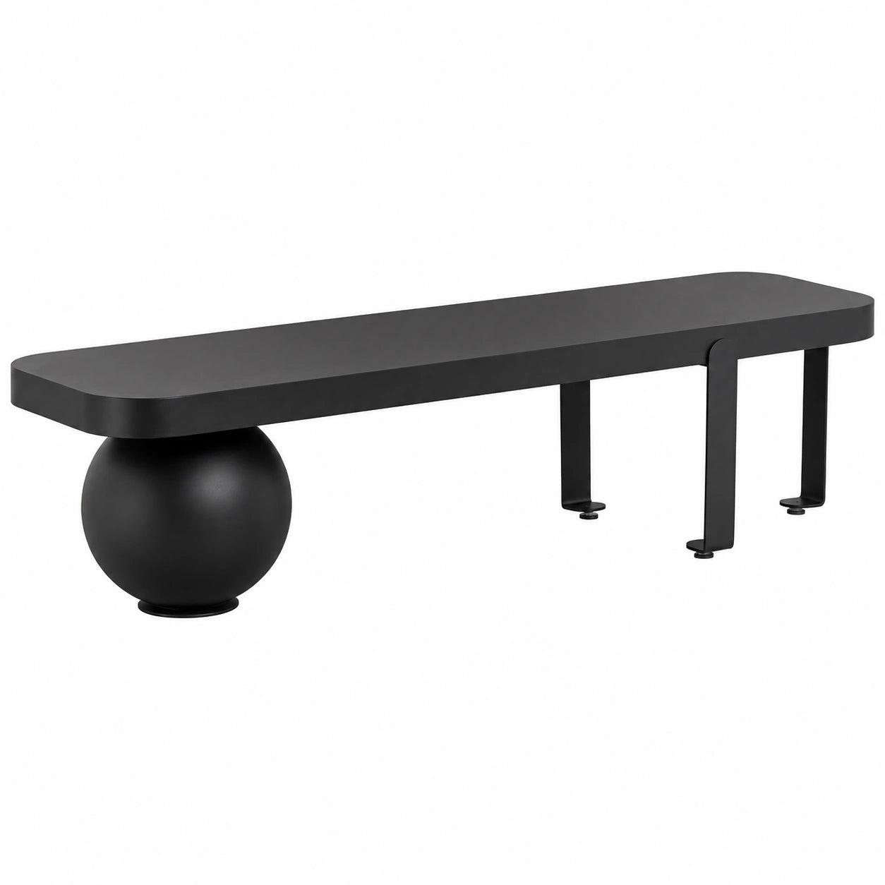Moderne Sitzbank mit Bouclé-Bezug und Metallbeinen, ideal für Flur, Schlafzimmer und Wohnzimmer