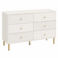 Moderner weißer Sideboard mit 3 Schubladen für Wohnzimmer, Esszimmer und Schlafzimmer